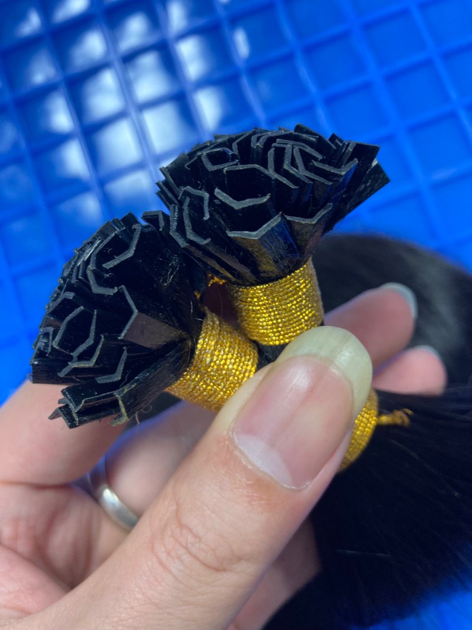 K-tip straight hair extensions/ K-tip extensiones lacias