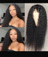Transparent 13*4 lace Frontal water wave wig/ Peluca frontal de frontal transparente de 13*4 con ondas de agua.