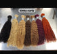 Color boho human hair