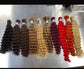 Color boho human hair