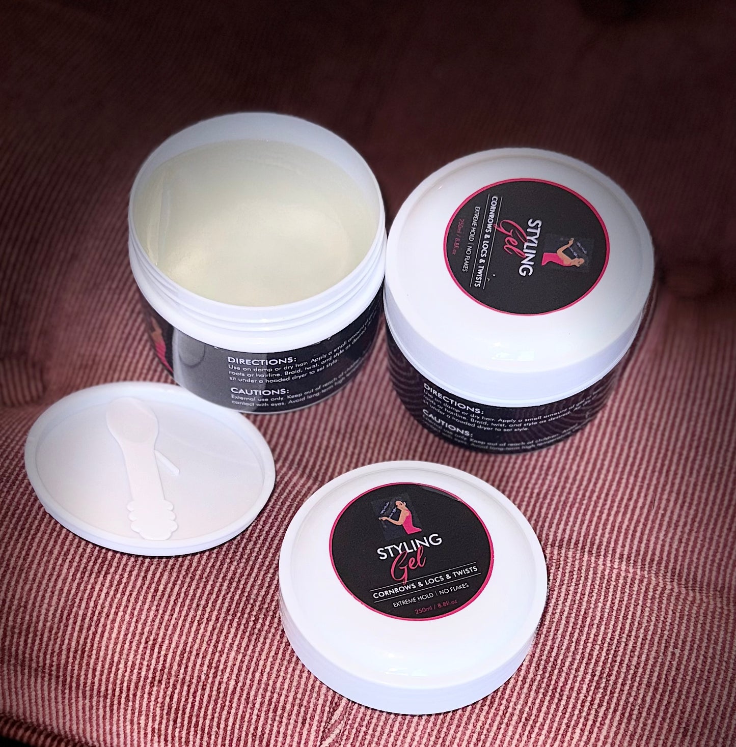 Non-Flake Braid Gel Strong Hold Hair Styling Gel